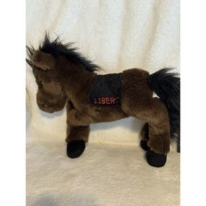 Rush Revere Liberty Horse Plush 17" Stuffed Brown Pony Adventure Of History